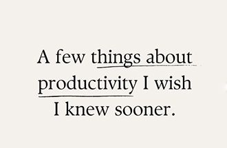 Productivity Tips